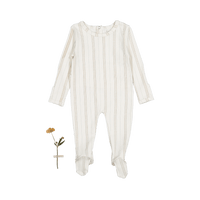 The Printed Romper - Mist Stripe