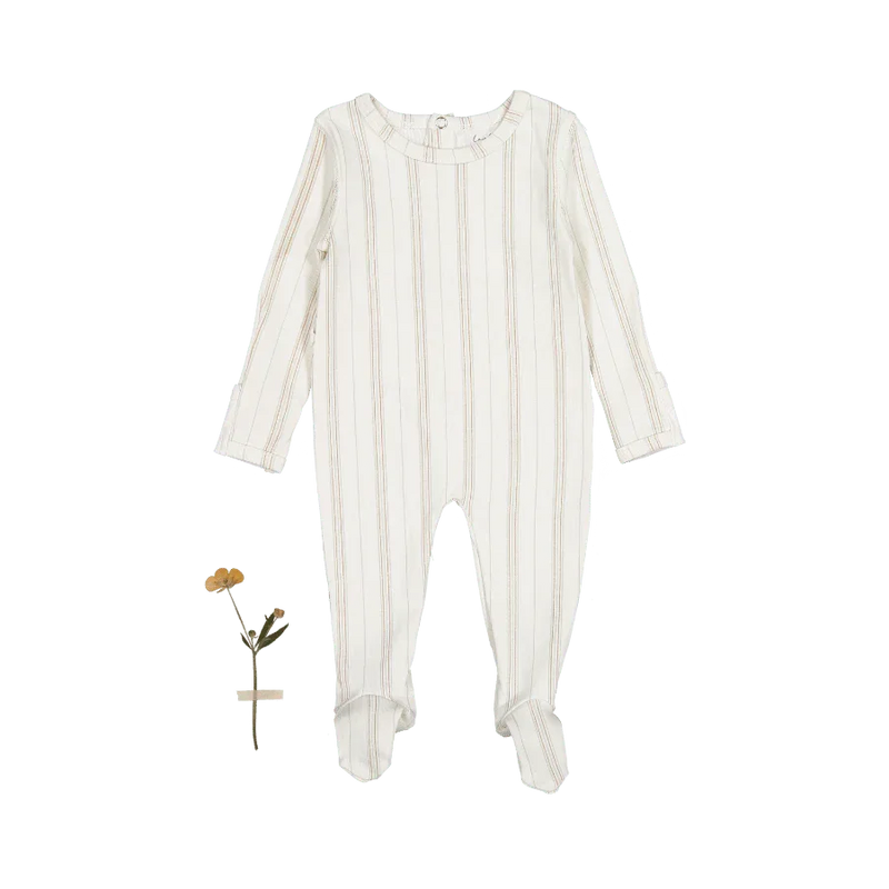 The Printed Romper - Mist Stripe - BIG FRENCHIES