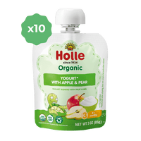 Holle Organic Yogurt Pouches - Apple & Pear