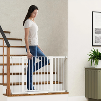 Effortless Installation And Convenient Passage The Baby And Dog Gate With Auto-Close Feature