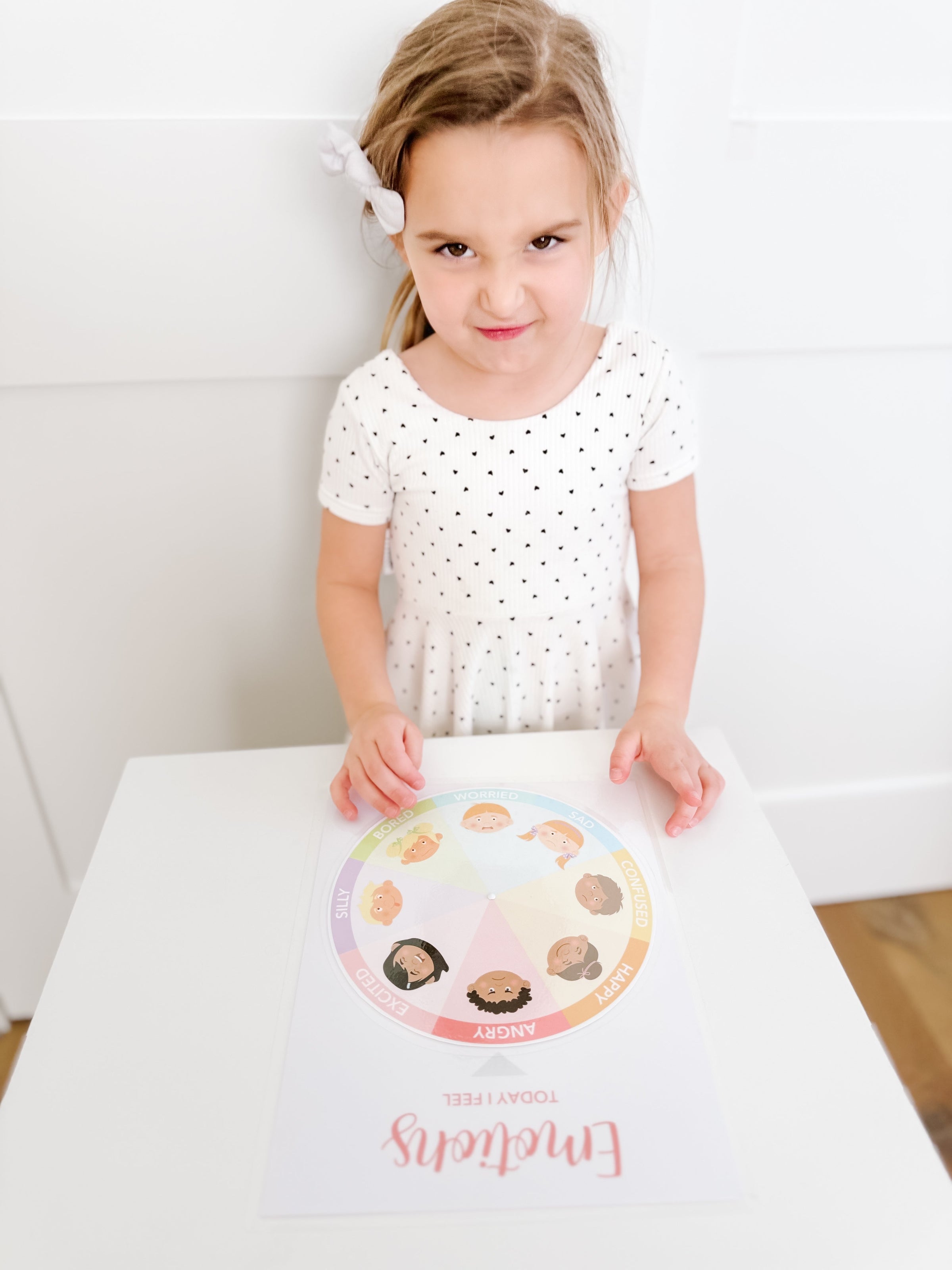 Learning Wheel Spinner Printable Dramatic Play