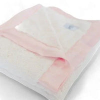 Luxury Satin Border Blanket - Pink - BIG FRENCHIES