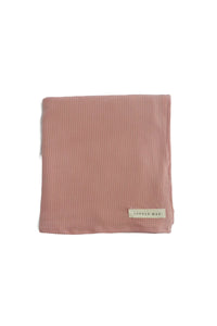 Peony Ribbed Stretch Swaddle - BIG FRENCHIES