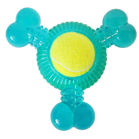 Tennis Ball Dog Toy Variety Pack (Boomerang, 3-Bone Squeaker, Orange Squeaker) - BIG FRENCHIES