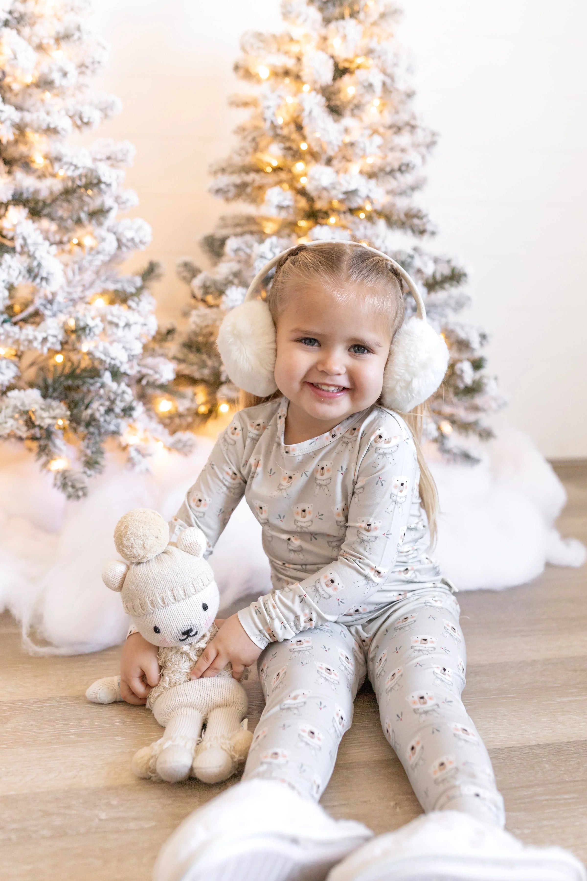 Polar Bear 2pc Bamboo Pajamas - BIG FRENCHIES