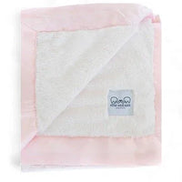Luxury Satin Border Blanket - Pink - BIG FRENCHIES