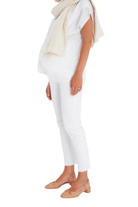 Handy Crossover Short Sleeve Cotton Maternity/Nursing Top - BIG FRENCHIES