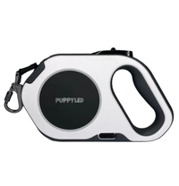 LED Retractable Dog Leash  W/Flashlight