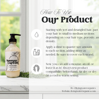 Rosemary Curl Gel (Medium to Strong Hold) - BIG FRENCHIES