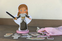 My Saint Thérèse, A magnetic wooden dress-up doll set - BIG FRENCHIES