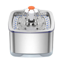Stainless Steel Smart Pet Water Dispenser with Automatic Circulation and Filtration, Large Capacity Feeder for Cats and Dogs