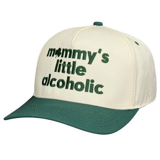 Mommy’s Little Alcoholic Hat St. Patricks Day Custom Embroidered
