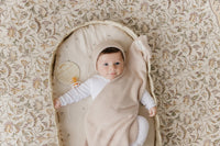 Luxe Collection 100% Organic Cotton Luxury Knit Baby Blanket + Hat Set with Gift Box