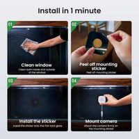 3MP 2K Aquarium & Terrarium Pet Camera w/ Night Vision & Smart Alerts - BIG FRENCHIES