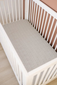 Desert Sage Muslin Crib Sheet - BIG FRENCHIES