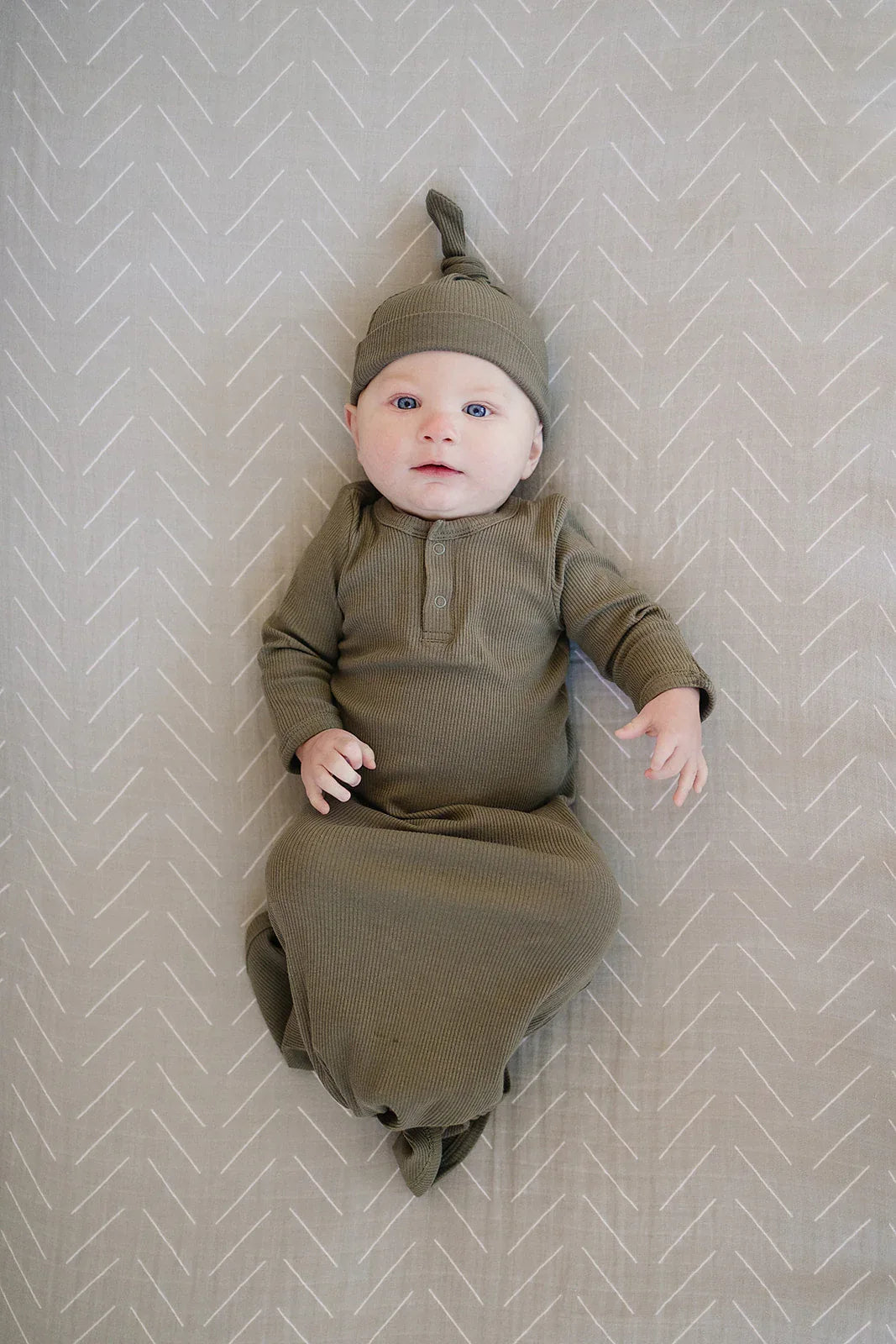 Desert Sage Muslin Crib Sheet - BIG FRENCHIES