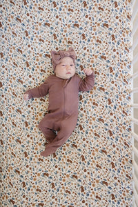 Harvest Floral Muslin Crib Sheet - BIG FRENCHIES