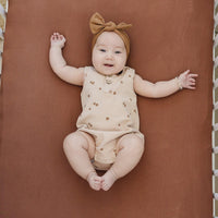 Rust Bamboo Stretch Crib Sheet - BIG FRENCHIES