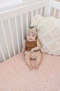 Oatmeal Organic Cotton Ribbed Head Wrap - BIG FRENCHIES