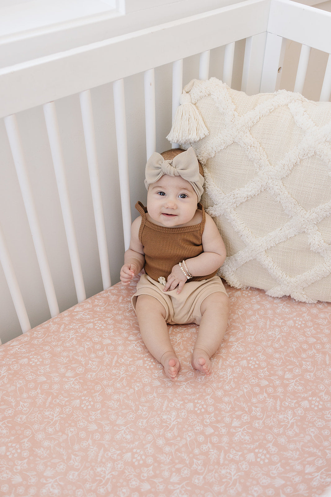 Oatmeal Organic Cotton Ribbed Head Wrap - BIG FRENCHIES