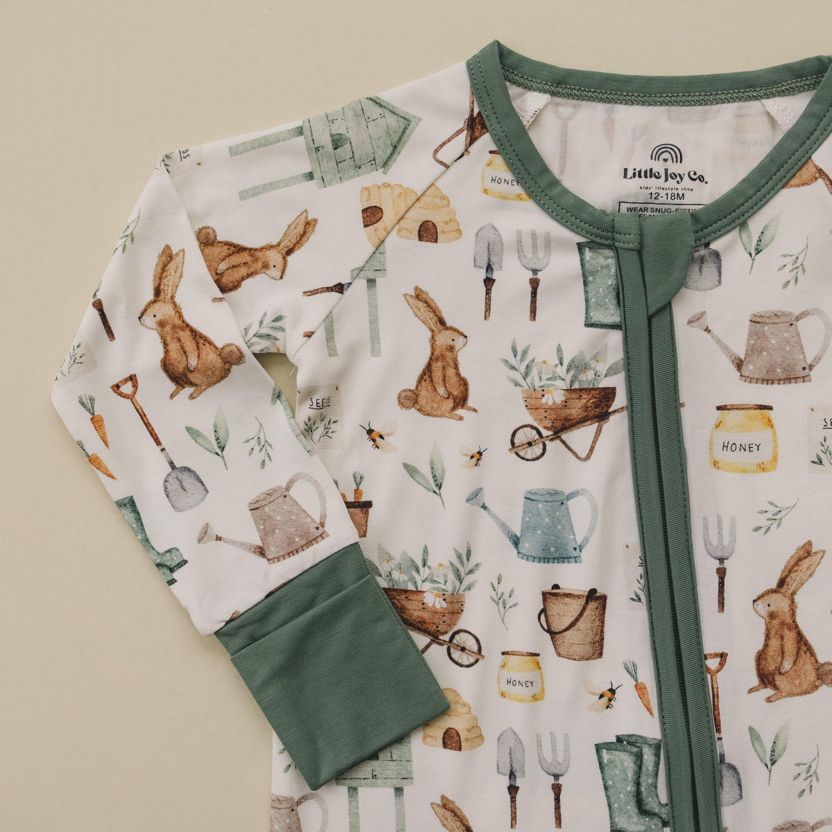 Cottontail Garden Bamboo Zippy Romper - BIG FRENCHIES
