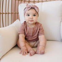 Dusty Rose Bamboo Head Wrap - BIG FRENCHIES