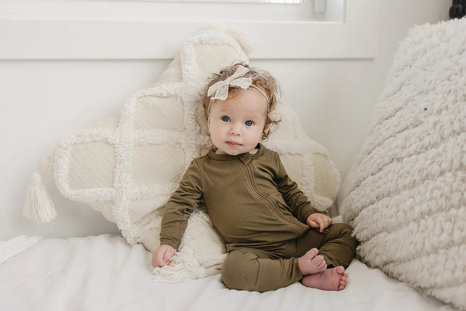 Solid Bamboo Zippy Pajamas - more colors - BIG FRENCHIES