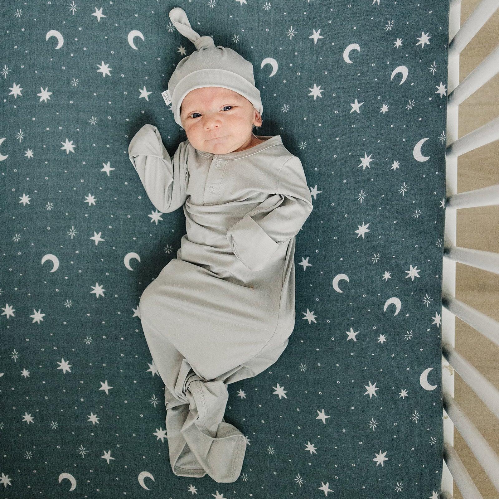 Night Sky Muslin Crib Sheet - BIG FRENCHIES