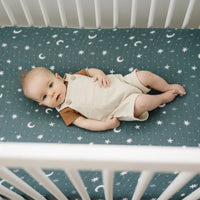 Night Sky Muslin Crib Sheet - BIG FRENCHIES