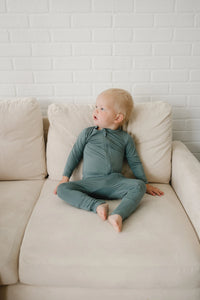 Solid Bamboo Zippy Pajamas - more colors - BIG FRENCHIES