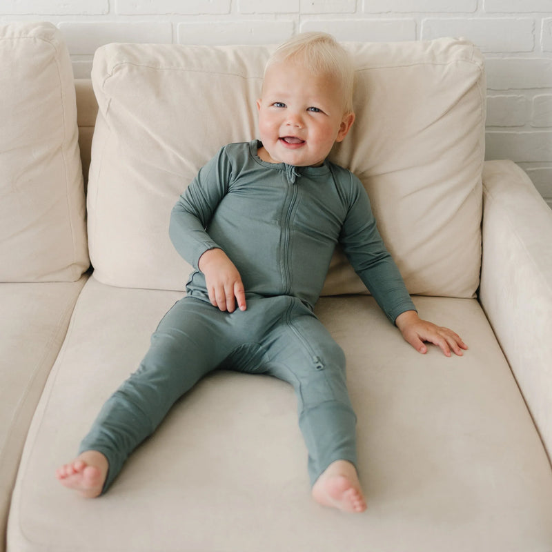 Solid Bamboo Zippy Pajamas - more colors - BIG FRENCHIES