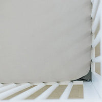 Oatmeal Bamboo Stretch Crib Sheet - BIG FRENCHIES