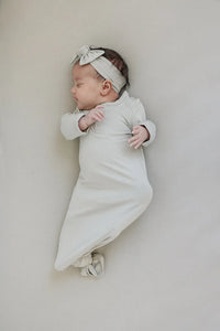 Oatmeal Bamboo Stretch Crib Sheet - BIG FRENCHIES
