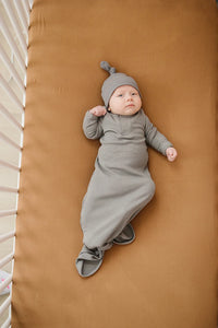 Mustard Bamboo Stretch Crib Sheet - BIG FRENCHIES