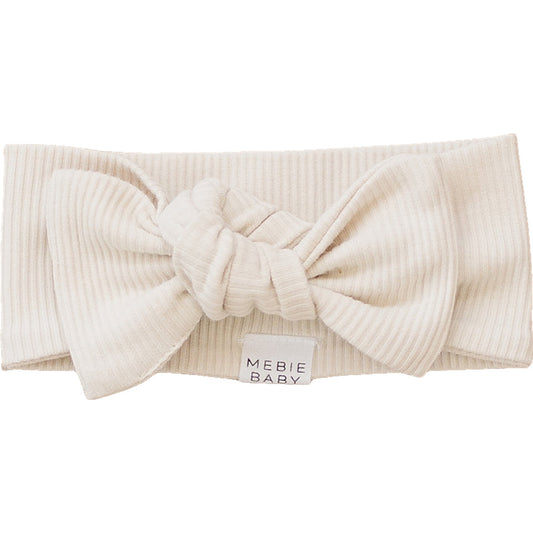 Vanilla Organic Cotton Ribbed Head Wrap - BIG FRENCHIES