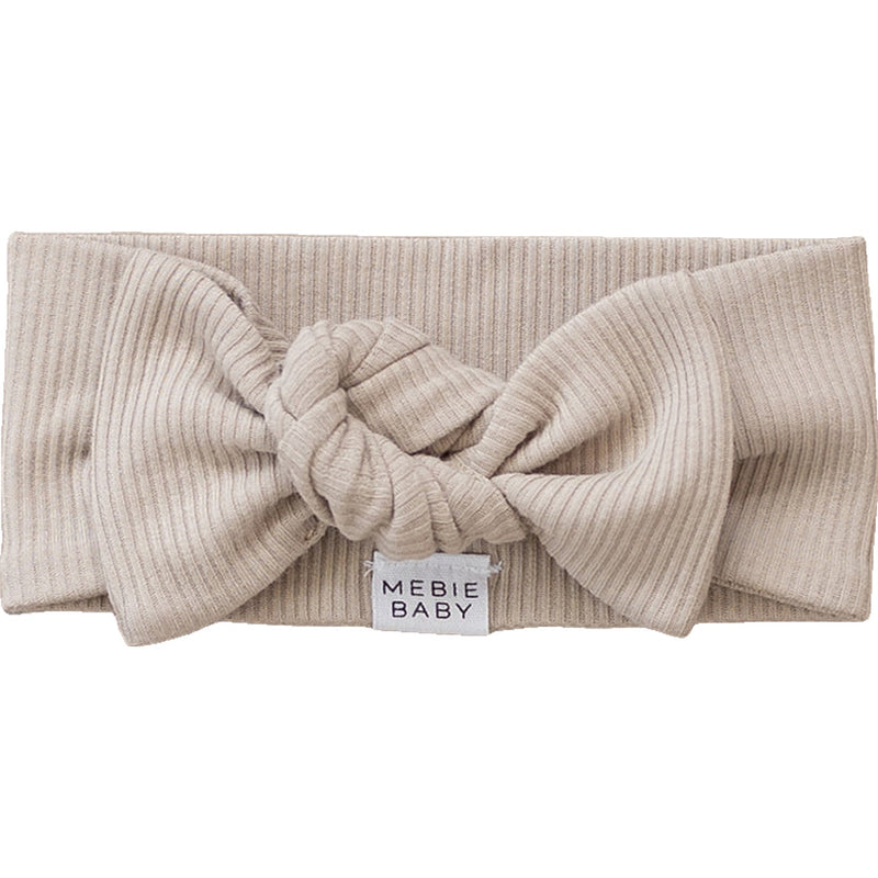 Oatmeal Organic Cotton Ribbed Head Wrap - BIG FRENCHIES