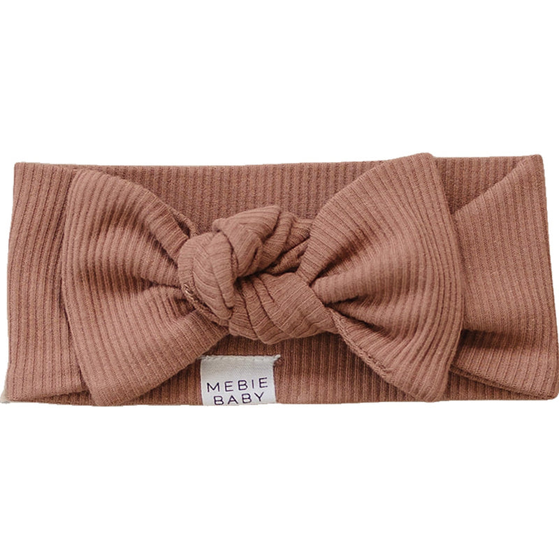 Dusty Rose Organic Cotton Ribbed Head Wrap - BIG FRENCHIES