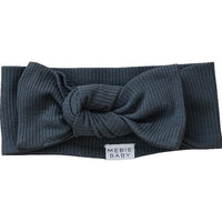 Charcoal Organic Cotton Ribbed Head Wrap - BIG FRENCHIES