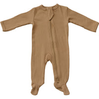 Cafe Organic Cotton Ribbed Zipper