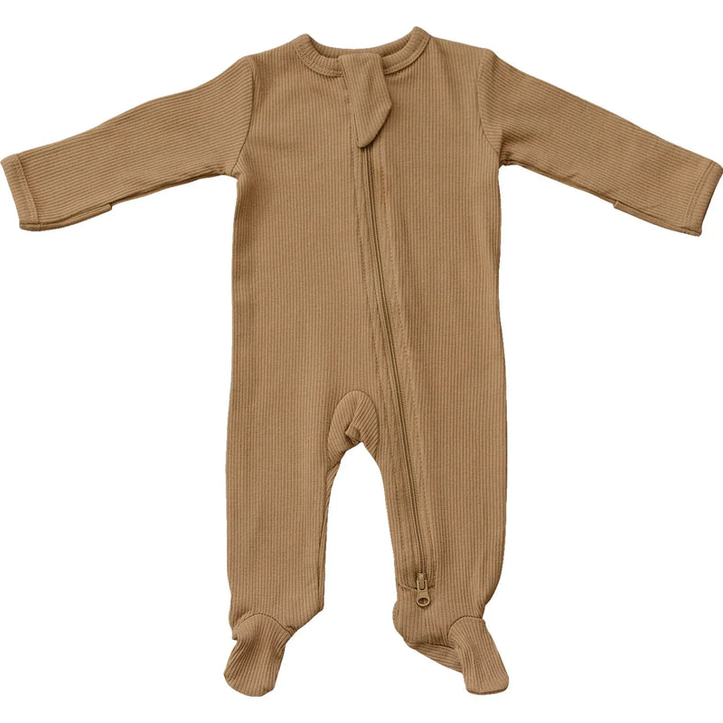 Cafe Organic Cotton Ribbed Zipper - BIG FRENCHIES