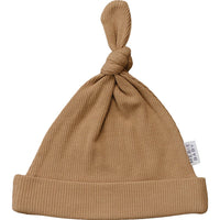 Cafe Organic Ribbed Newborn Knot Hat - BIG FRENCHIES