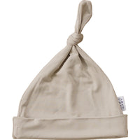 Oatmeal Bamboo Newborn Knot Hat - BIG FRENCHIES