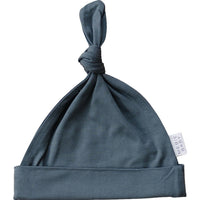 Charcoal Bamboo Newborn Knot Hat - BIG FRENCHIES