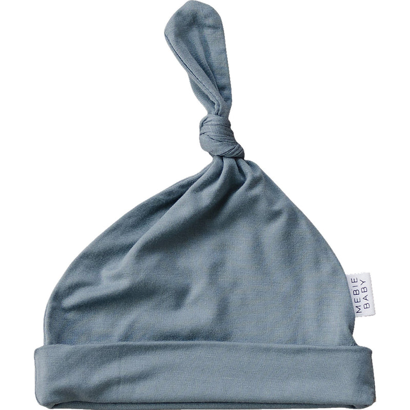 Dusty Blue Bamboo Newborn Knot Hat - BIG FRENCHIES
