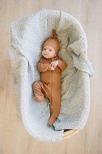Desert Sage Muslin Quilt - BIG FRENCHIES