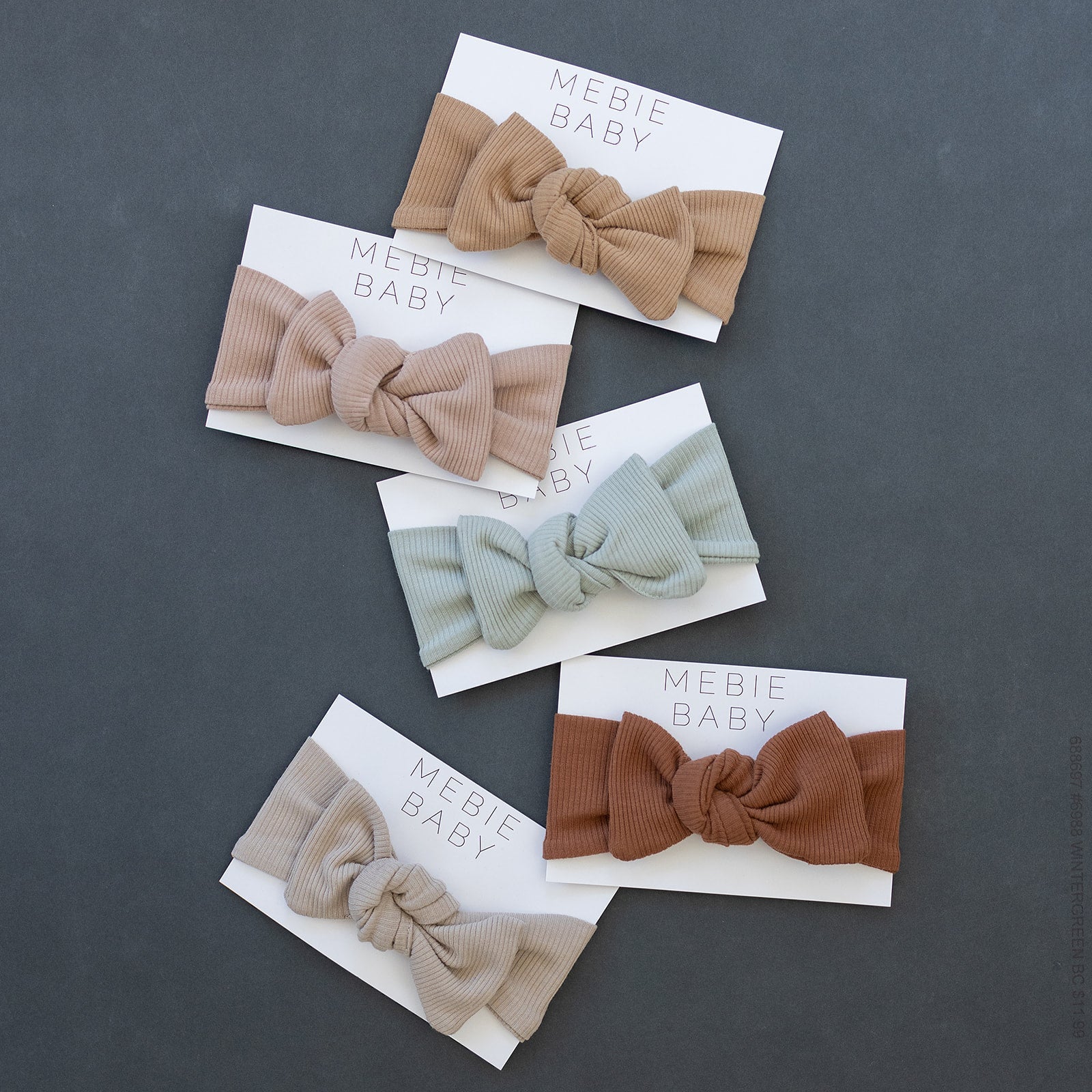 Oatmeal Organic Cotton Ribbed Head Wrap - BIG FRENCHIES