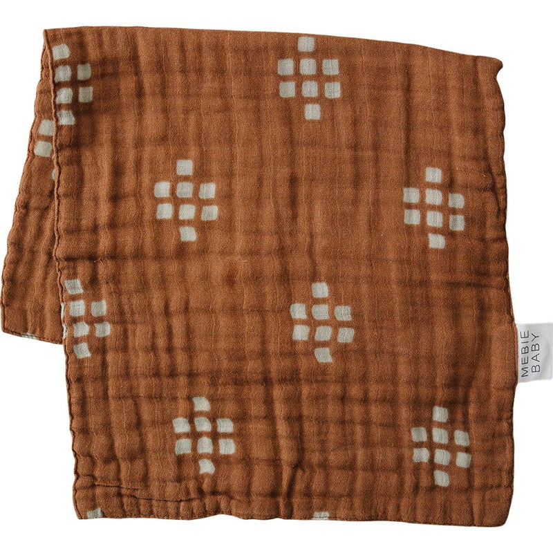 Chestnut Textile Muslin Burp Cloth - BIG FRENCHIES