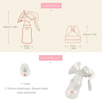 Breast Pump Manual Suction - BIG FRENCHIES
