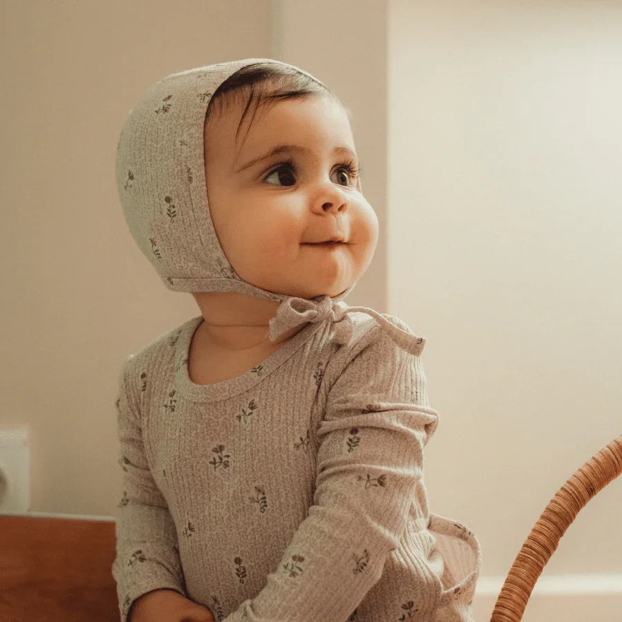 The Printed Bib - Dahlia Pink - BIG FRENCHIES