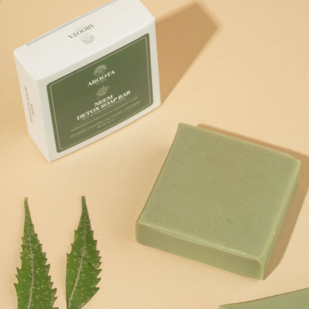 Ayurvedic Neem Cleansing  Soap Bar with Cow Milk & Ghee (Tridoshic)